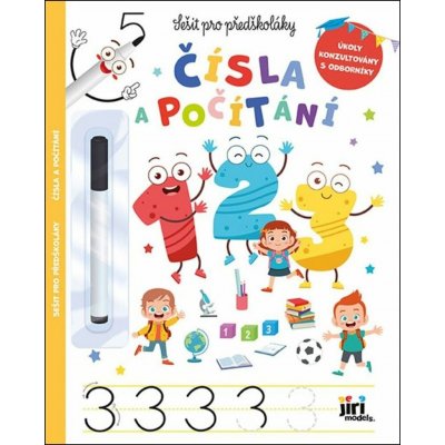 Sešit pro předškoláky Čísla a počítání – Zboží Dáma