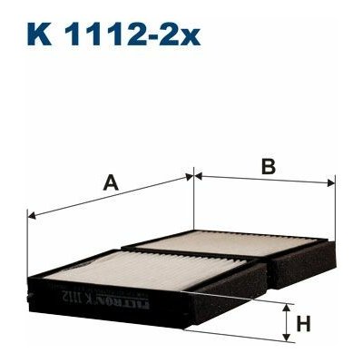 Filtr, vzduch v interiéru FILTRON K 1112-2x – Hledejceny.cz