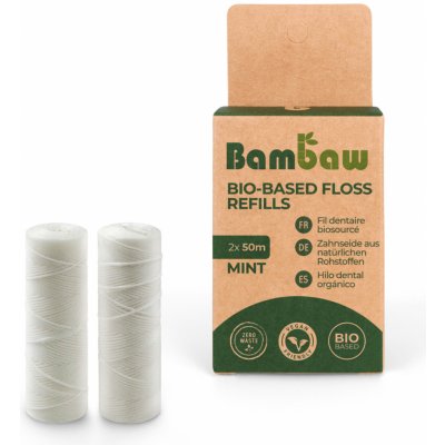 Bambaw Veganská nit na zuby refill 2 x 50 m – Zbozi.Blesk.cz