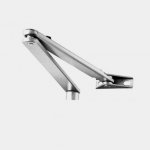 Geze TS 2000 V BC/TS 4000 samotné ramínko bez aretace stříbrná – Zboží Mobilmania