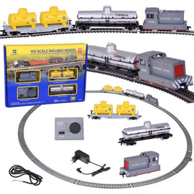 mamido Elektrická vláčkodráha s řídicí jednotkou nákladní vlak cisterny RC0651 – Sleviste.cz