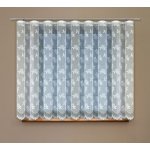 Dekorační žakárová záclona s řasící páskou DANIELA 90 bílá 300x90 cm MyBestHome – Hledejceny.cz