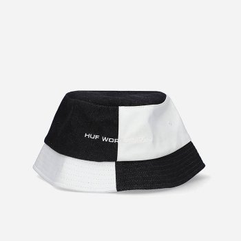 HUF Block Out Bucket Hat Black/White