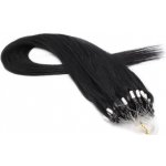 60cm vlasy pro metodu easy loop/micro ring 0,5g/pramen černá – Zboží Mobilmania