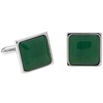 Avantgard manžetové knoflíčky Premium 573-20852 stříbrná zelená – Hledejceny.cz