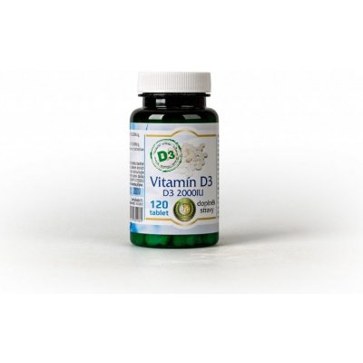 Bio-Detox Vitamín D3 2000IU 120 tablet – Hledejceny.cz