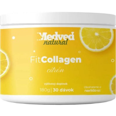 Medveď natural FIT Collagen citron 180 g – Hledejceny.cz