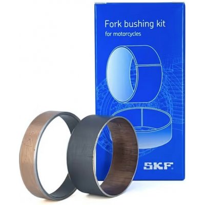 SKF kluzná pouzdra přední vidlice vnější a vnitřní (OUTSIDE + INSIDE FORK BUSHING) MARZOCCHI SACHS 48 - komplet na jednu nohu vidlice – Hledejceny.cz