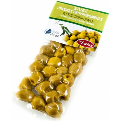 Laios zelené olivy bez pecky vakuum 125 g – Zboží Dáma