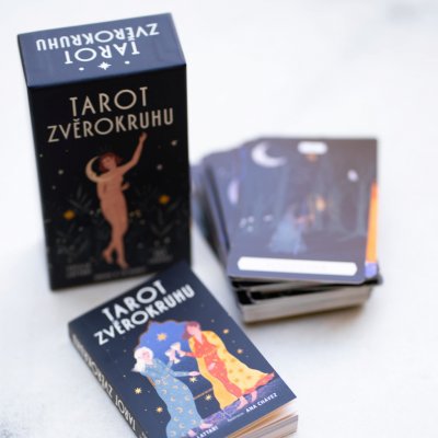 Tarot zvěrokruhu Kniha a 78 karet lesklé Cecilia Lattari – Zboží Dáma