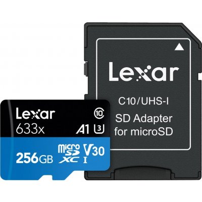 Lexar microSDXC 633x 256GB MB-MD128KA/EU – Zbozi.Blesk.cz