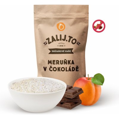 ZalijTo Bezořechová ovesná kaše meruňka v čokoládě 50 g – Hledejceny.cz