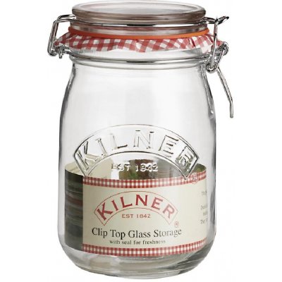 Kilner sklenice s klipem kulatá 1000ml – Hledejceny.cz