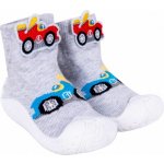 Yoclub Ponožky s gumovou podrážkou FORMULE šedé – Hledejceny.cz