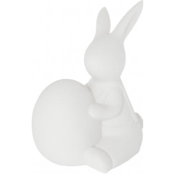 Storefactory Velikonoční dekorace OTTO 10 cm, bílá barva, porcelán