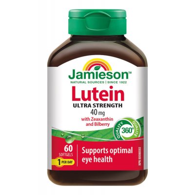 Jamieson Lutein se zeaxantinem a borůvkami 60 kapslí – Zbozi.Blesk.cz