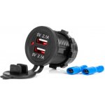 Vodotěsná nabíječka se zásuvkami 2x USB 12V 24V MOD-04