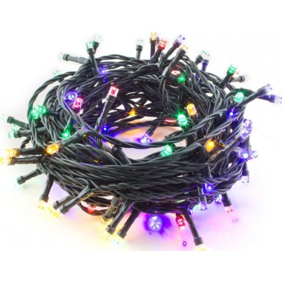 Hütermann Vánoční LED řetěz barevný 100LED 10 m 8 funkcí venkovní