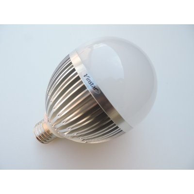 KPLED LED žárovka E27 koule, 12W, teplá bílá