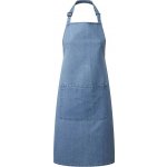 Premier Workwear Kuchyňská zástěra s laclem a kapsou - Modrý denim – Zboží Dáma