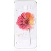 Pouzdro a kryt na mobilní telefon Pouzdro JustKing plastové květina Samsung Galaxy J4 Plus - čiré