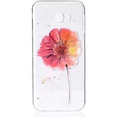 Pouzdro JustKing plastové květina Samsung Galaxy J4 Plus - čiré