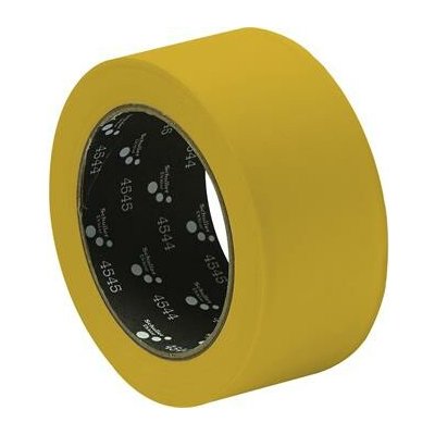 Schuller Lepicí páska Mask Q PVC odolná UV s drážkováním 50 mm x 33 m žlutá – Zboží Mobilmania