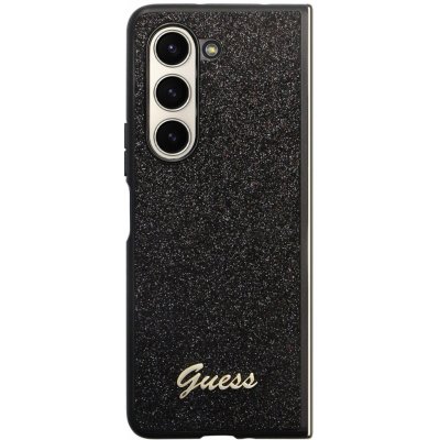 Guess PC/TPU Glitter Flakes Metal Logo Samsung Galaxy Z Fold5, čené – Zboží Mobilmania