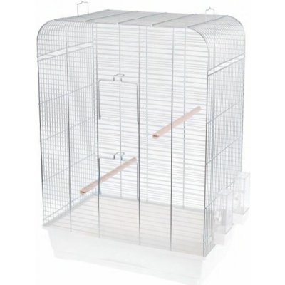 Inter Zoo Pet Products Klec pro vtáky NINA zinc 54 x 34 x 75 cm BÍLÁ – Sleviste.cz