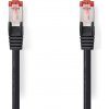 síťový kabel Nedis CCGL85221BK015 S/FTP CAT6, zástrčka RJ45 - zástrčka RJ45, 0.15m, černý