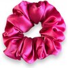 Gumička do vlasů Moni saténová gumička do vlasů scrunchie fuchsia střední