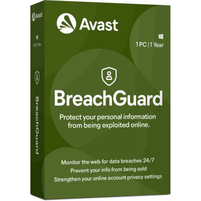 Avast BreachGuard 1 lic. 1 rok update (bgw.1.12m.r) – Hledejceny.cz