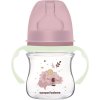 Láhev a nápitka Canpol Babies EasyStart Lahvička Antikoliková 35/236_pin Sleepy Koala růžová 120ml