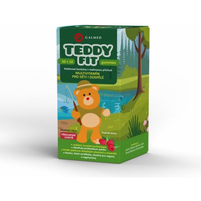 Galmed TeddyFit gummies Rybář 50 + 10 bonbónů – Hledejceny.cz