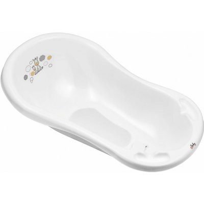 MALTEX Vanička se zátkou a protiskluzovou podložkou Zebra 84 cm White – Hledejceny.cz