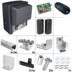 CAME BX 708 K1 9.1Z - sestava pojezdu, pohonu a příslušenství, pro posuvnou bránu do průjezdu 6,4 m a 620 kg, pozinkovaný profil – Sleviste.cz