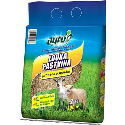 AGRO AGRO Travní směs LOUKA-PASTVINA 2 kg 000717