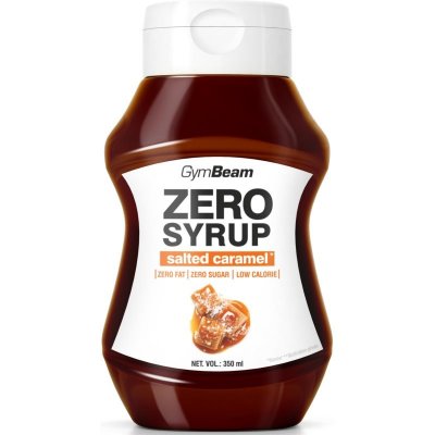 GymBeam Bezkalorický sirup slaný karamel 350 ml – Zbozi.Blesk.cz