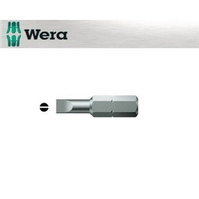 bit Wera 800/1 Z, 1/4 , 25mm, STANDARD, PL0,6 x 4,5mm – Zboží Mobilmania