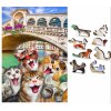Puzzle WOODEN CITY Dřevěné Koťata v Benátkách 2v1 EKO 75 dílků