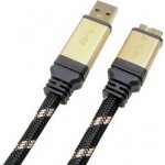 Roline 11.02.8879 Gold USB 3.0 SuperSpeed kabel USB3.0 A(M) - microUSB3.0 B(M), 1,8m – Sleviste.cz