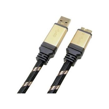 Roline 11.02.8879 Gold USB 3.0 SuperSpeed kabel USB3.0 A(M) - microUSB3.0 B(M), 1,8m