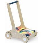 Vilac dřevěný vozík s barevnými kostkami Canopée – Zboží Mobilmania
