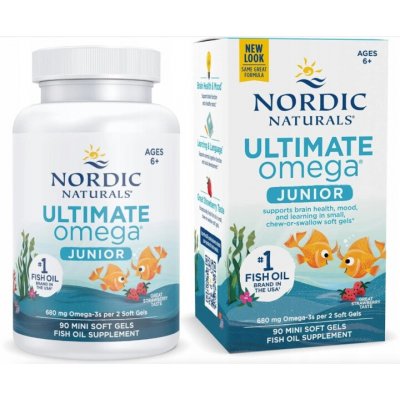 Nordic Naturals Ultimate Omega Junior kapsle jahodová 90 ks – Hledejceny.cz