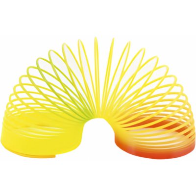 Teddies Spirála pružina duhová plast – Sleviste.cz