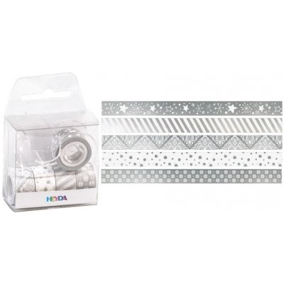 Heyda stříbrná 1,2 cm x 3 m 5 ks – Sleviste.cz