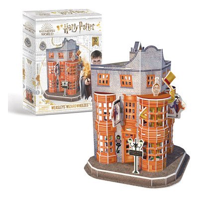 Alltoys 3D puzzle Harry Potter Šikmá ulička Weasleys’ Wizard Wheezes 78 ks – Zboží Mobilmania