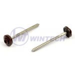 Klemp.šroub + EPDM, RAL 8017 4,5 x 45 A2 / balení 200 ks – Sleviste.cz