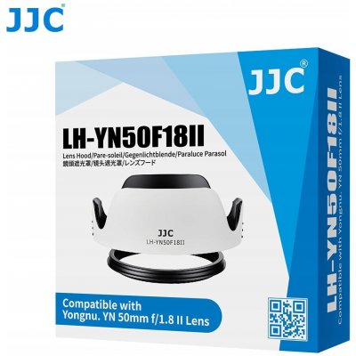 JJC pro Yongnuo YN 50 mm f/1,8 II bílá – Sleviste.cz