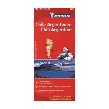 Chile a Argentina č. 788 mapa